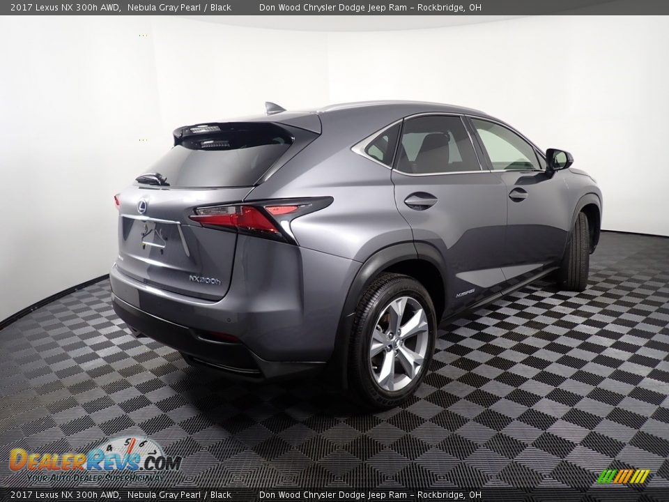 2017 Lexus NX 300h AWD Nebula Gray Pearl / Black Photo #19