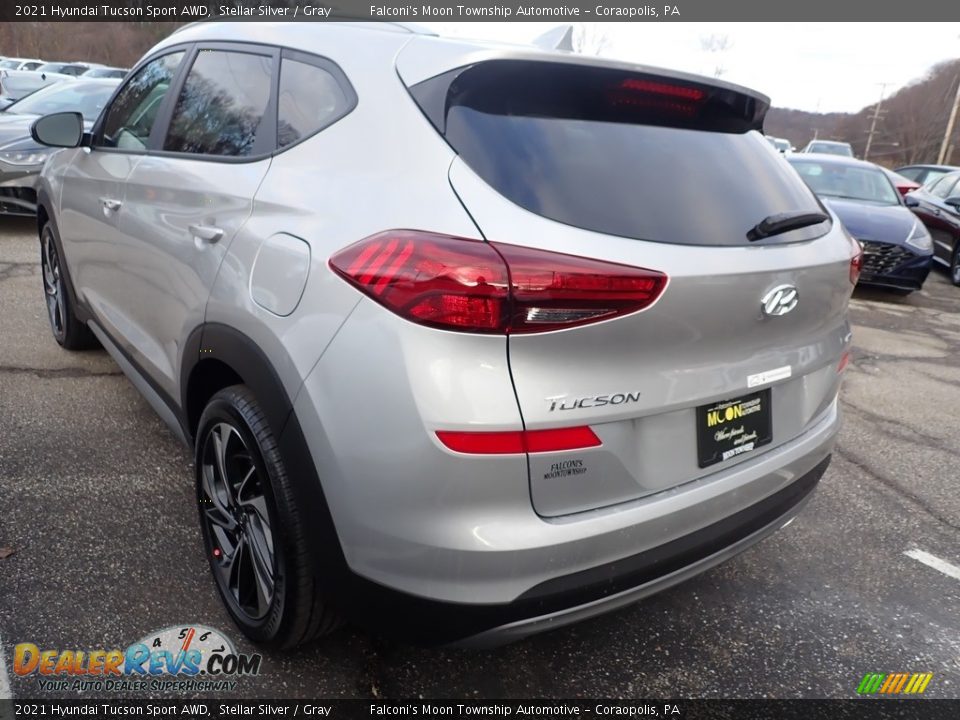 2021 Hyundai Tucson Sport AWD Stellar Silver / Gray Photo #6
