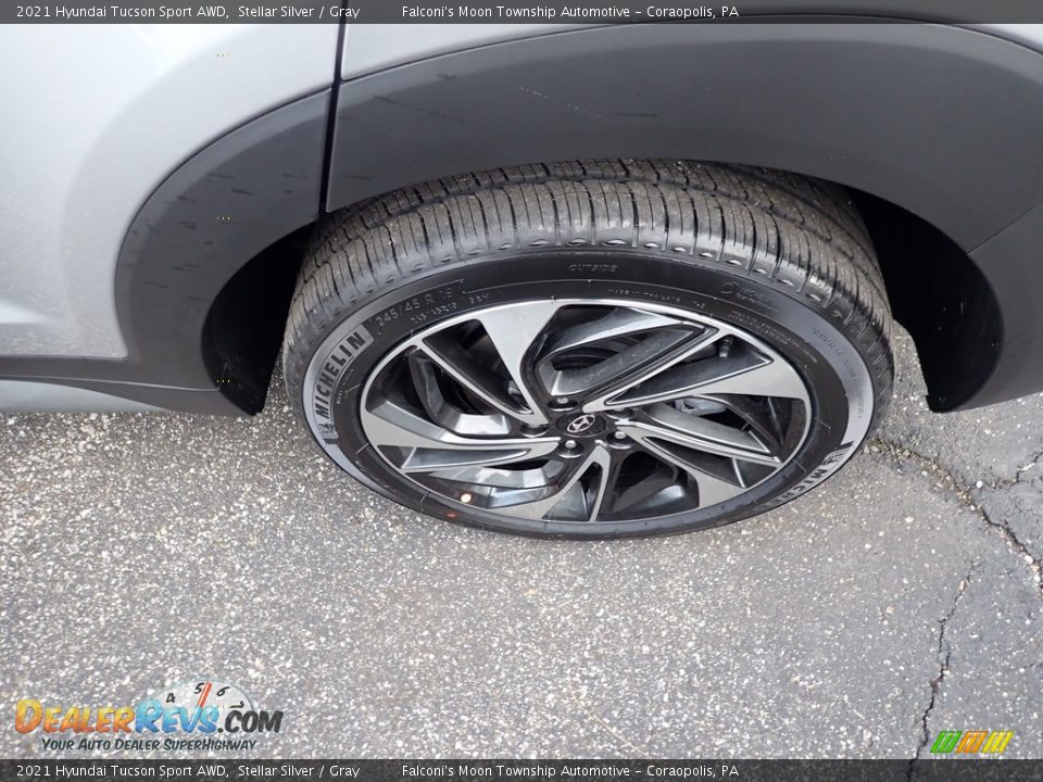 2021 Hyundai Tucson Sport AWD Stellar Silver / Gray Photo #7