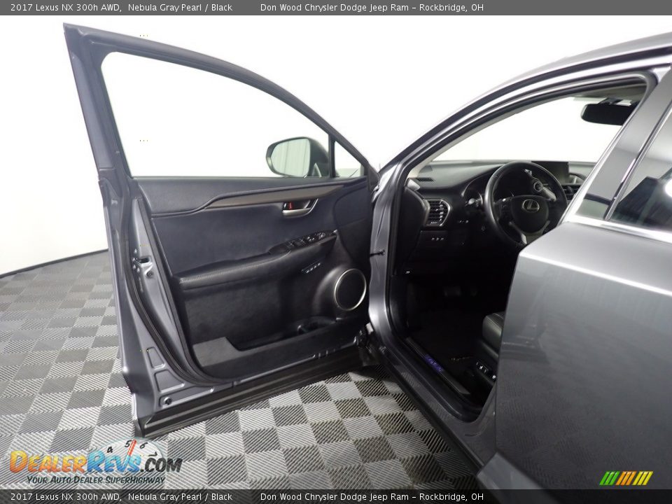 2017 Lexus NX 300h AWD Nebula Gray Pearl / Black Photo #22