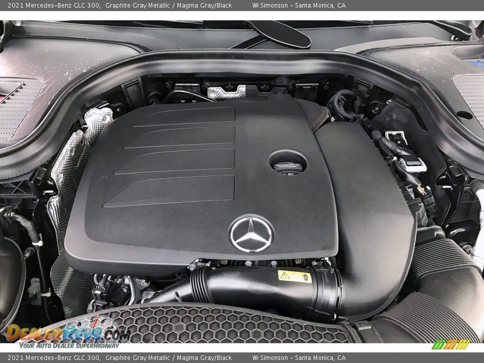 2021 Mercedes-Benz GLC 300 Graphite Gray Metallic / Magma Gray/Black Photo #8