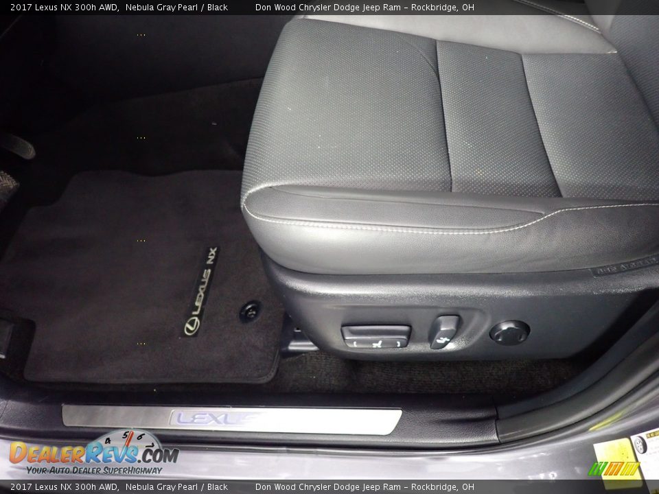 2017 Lexus NX 300h AWD Nebula Gray Pearl / Black Photo #24