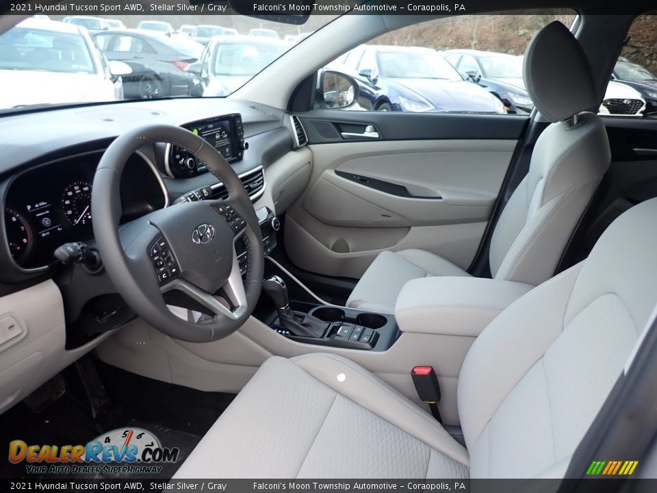 2021 Hyundai Tucson Sport AWD Stellar Silver / Gray Photo #10