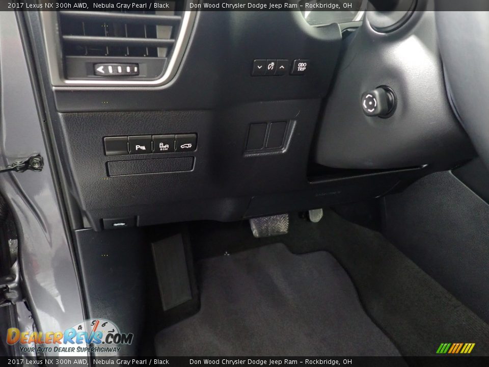2017 Lexus NX 300h AWD Nebula Gray Pearl / Black Photo #25