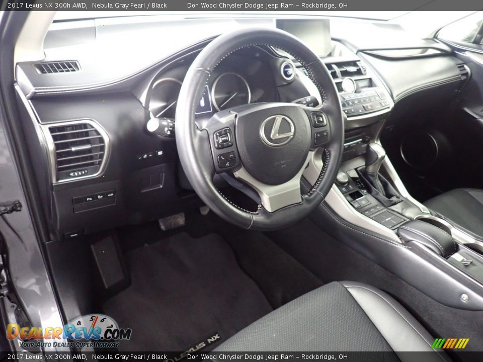 2017 Lexus NX 300h AWD Nebula Gray Pearl / Black Photo #26