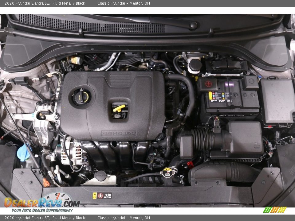2020 Hyundai Elantra SE Fluid Metal / Black Photo #18