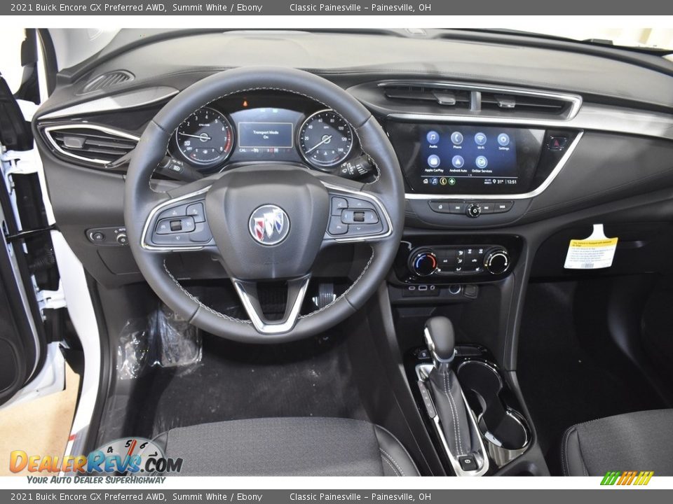 2021 Buick Encore GX Preferred AWD Summit White / Ebony Photo #10