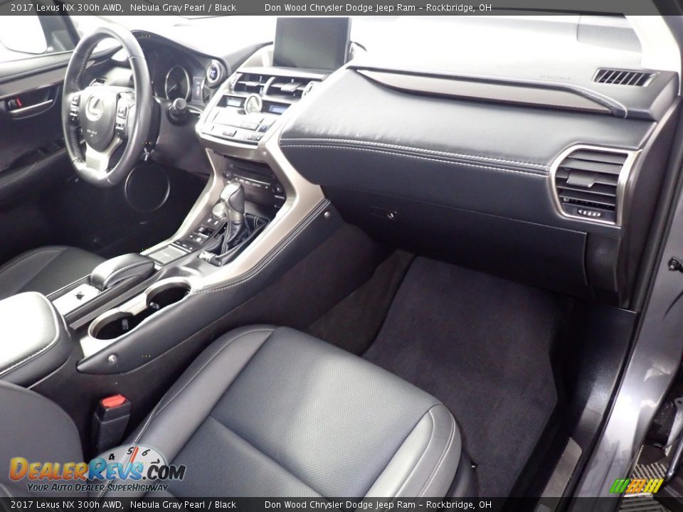 2017 Lexus NX 300h AWD Nebula Gray Pearl / Black Photo #35