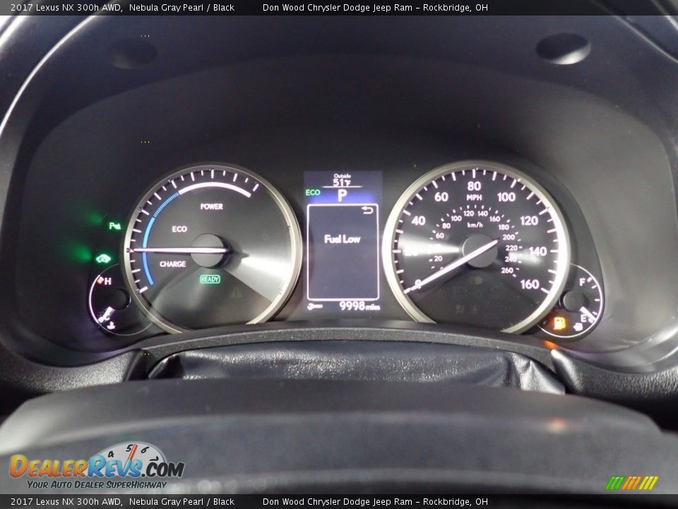 2017 Lexus NX 300h AWD Nebula Gray Pearl / Black Photo #36