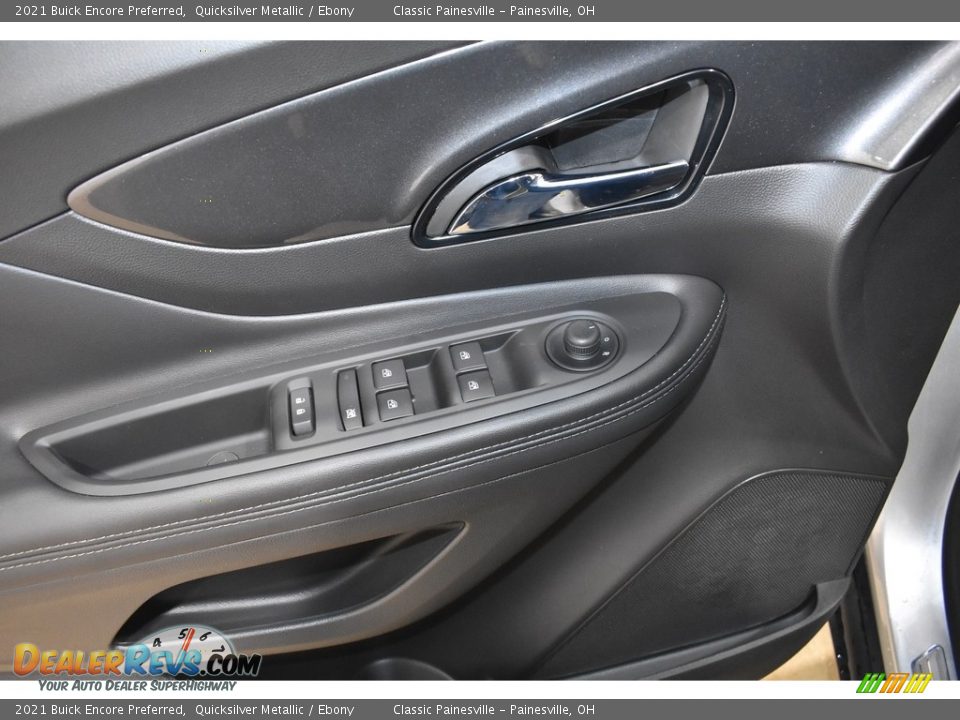 2021 Buick Encore Preferred Quicksilver Metallic / Ebony Photo #8