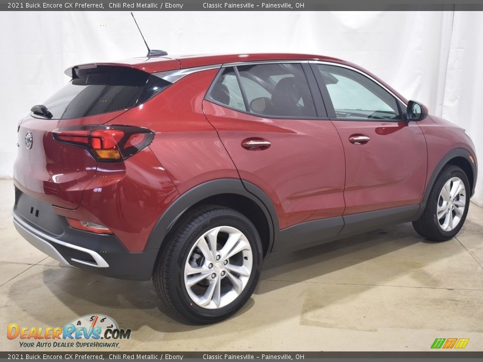 Chili Red Metallic 2021 Buick Encore GX Preferred Photo #2