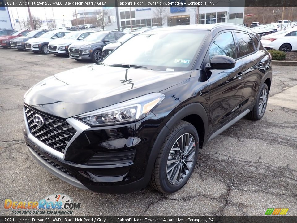 2021 Hyundai Tucson SEL AWD Black Noir Pearl / Gray Photo #5