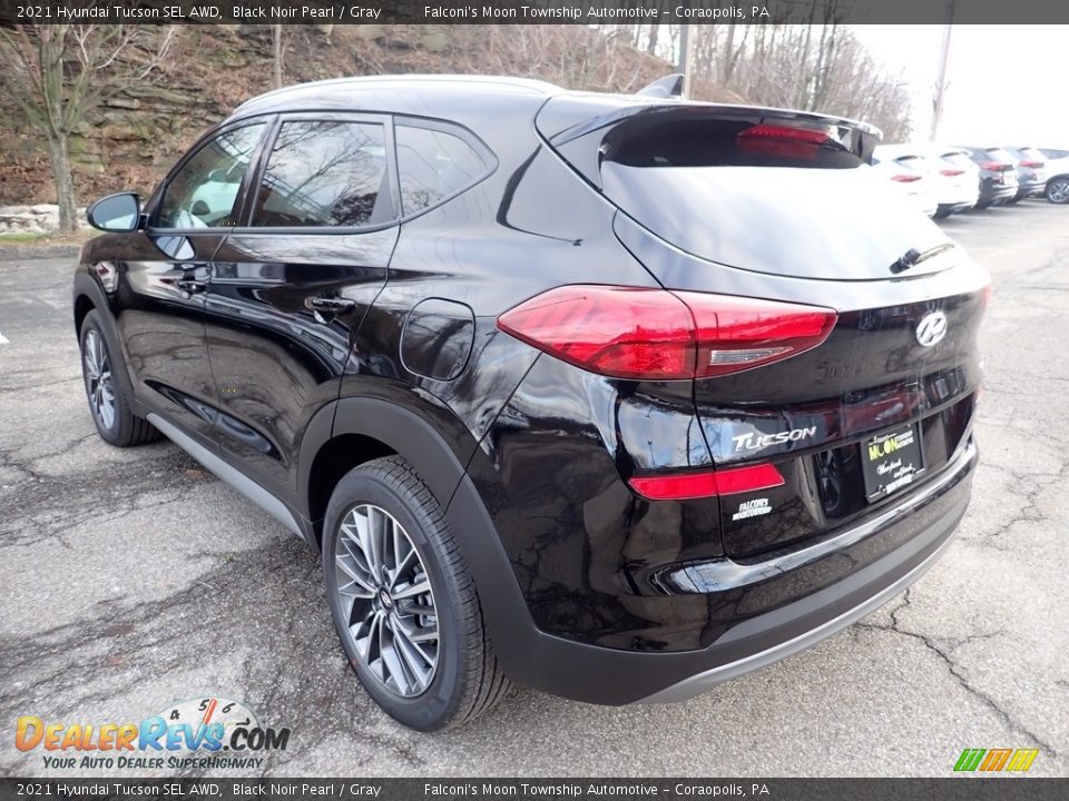 2021 Hyundai Tucson SEL AWD Black Noir Pearl / Gray Photo #6