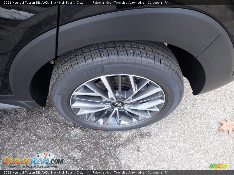 2021 Hyundai Tucson SEL AWD Black Noir Pearl / Gray Photo #7