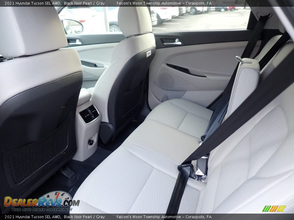 2021 Hyundai Tucson SEL AWD Black Noir Pearl / Gray Photo #8