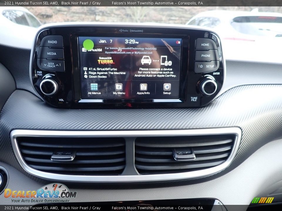 2021 Hyundai Tucson SEL AWD Black Noir Pearl / Gray Photo #13