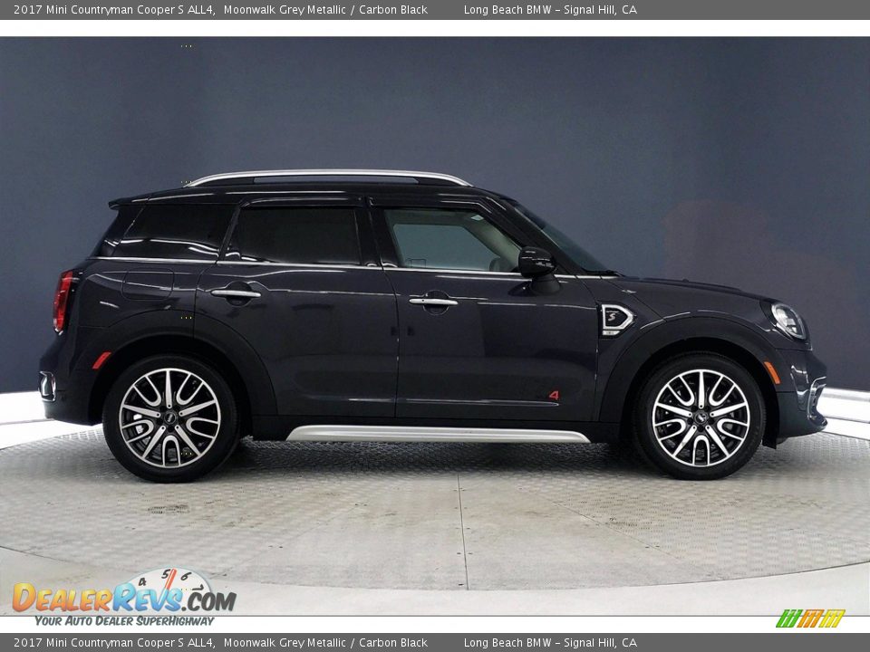 2017 Mini Countryman Cooper S ALL4 Moonwalk Grey Metallic / Carbon Black Photo #14