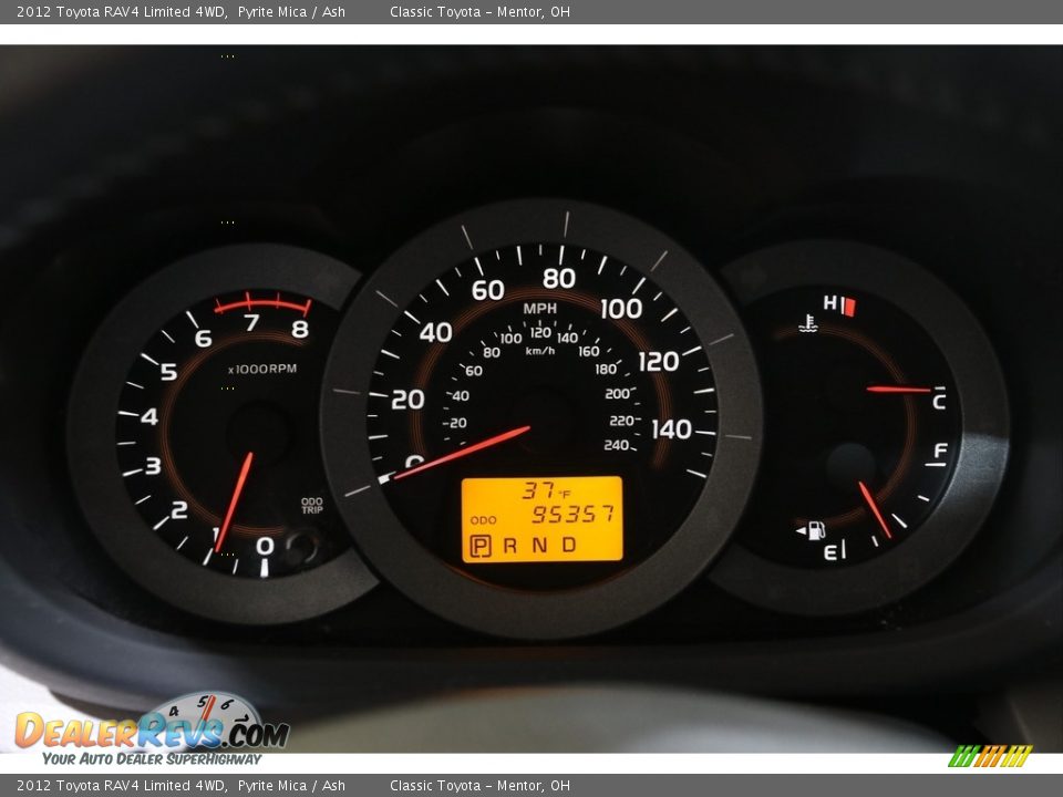 2012 Toyota RAV4 Limited 4WD Gauges Photo #8