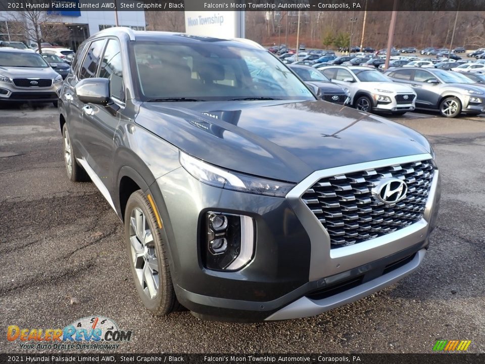 2021 Hyundai Palisade Limited AWD Steel Graphite / Black Photo #3