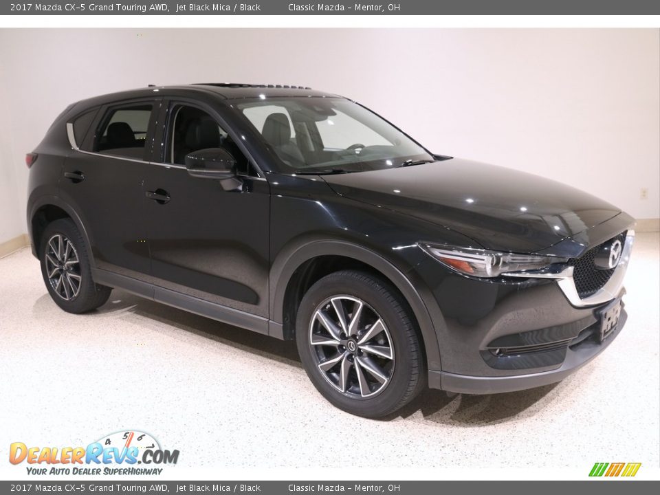 2017 Mazda CX-5 Grand Touring AWD Jet Black Mica / Black Photo #1