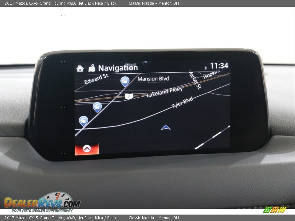 2017 Mazda CX-5 Grand Touring AWD Jet Black Mica / Black Photo #9