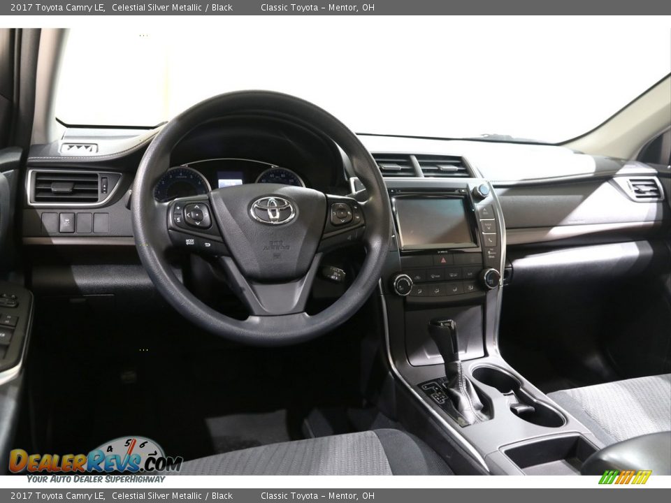 2017 Toyota Camry LE Celestial Silver Metallic / Black Photo #6