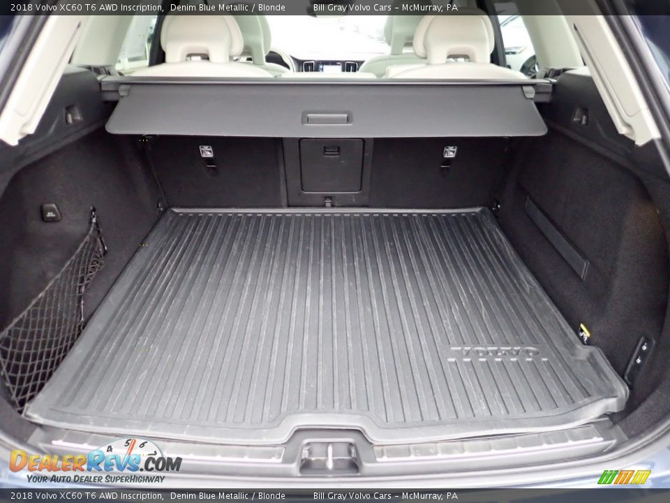 2018 Volvo XC60 T6 AWD Inscription Denim Blue Metallic / Blonde Photo #5