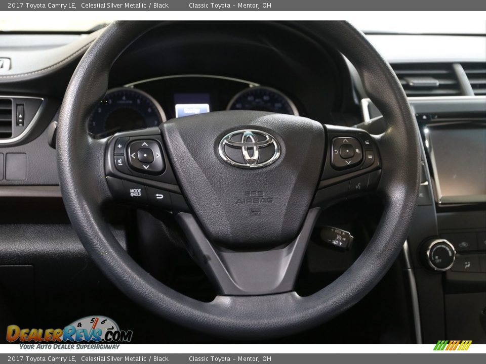 2017 Toyota Camry LE Celestial Silver Metallic / Black Photo #7