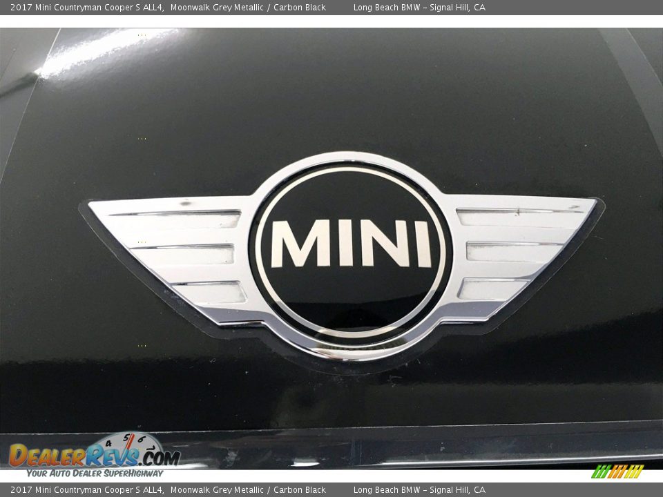 2017 Mini Countryman Cooper S ALL4 Moonwalk Grey Metallic / Carbon Black Photo #33