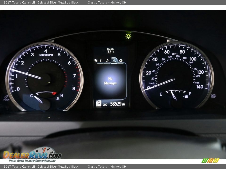 2017 Toyota Camry LE Celestial Silver Metallic / Black Photo #8