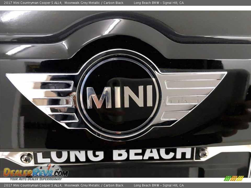 2017 Mini Countryman Cooper S ALL4 Moonwalk Grey Metallic / Carbon Black Photo #34