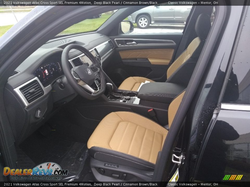 Cinnamon Brown/Black Interior - 2021 Volkswagen Atlas Cross Sport SEL Premium 4Motion Photo #4