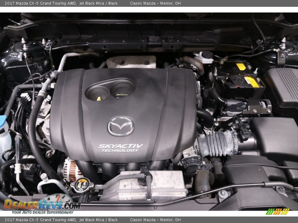 2017 Mazda CX-5 Grand Touring AWD Jet Black Mica / Black Photo #16