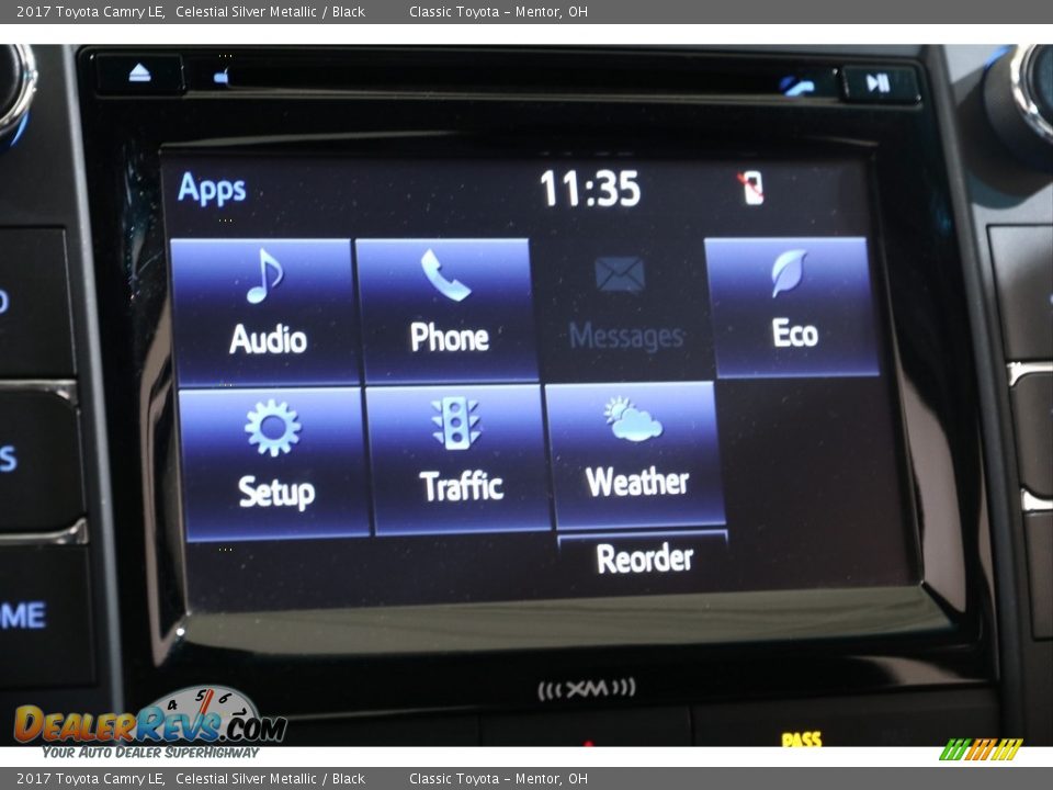 2017 Toyota Camry LE Celestial Silver Metallic / Black Photo #10