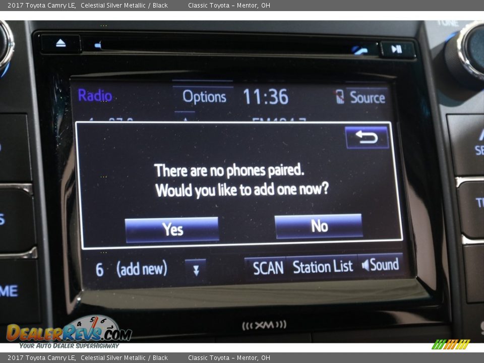 2017 Toyota Camry LE Celestial Silver Metallic / Black Photo #12