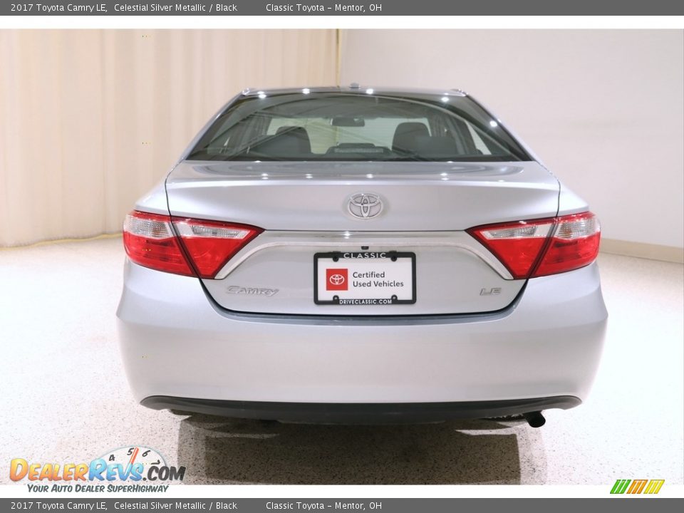 2017 Toyota Camry LE Celestial Silver Metallic / Black Photo #17