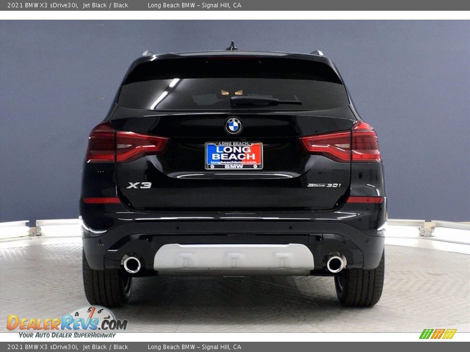 2021 BMW X3 sDrive30i Jet Black / Black Photo #4