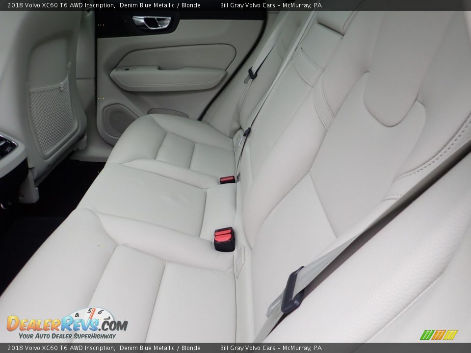 2018 Volvo XC60 T6 AWD Inscription Denim Blue Metallic / Blonde Photo #16