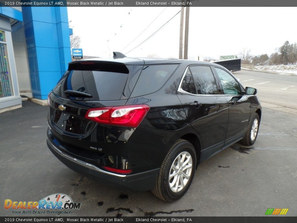 2019 Chevrolet Equinox LT AWD Mosaic Black Metallic / Jet Black Photo #5