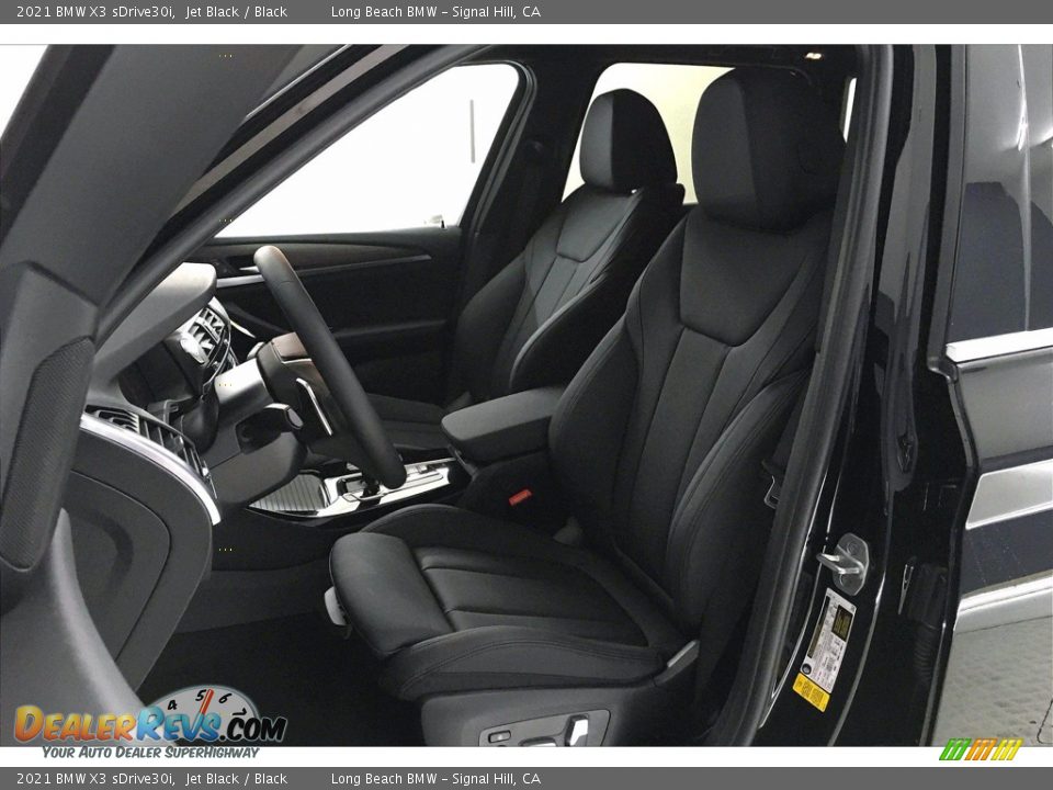 2021 BMW X3 sDrive30i Jet Black / Black Photo #9
