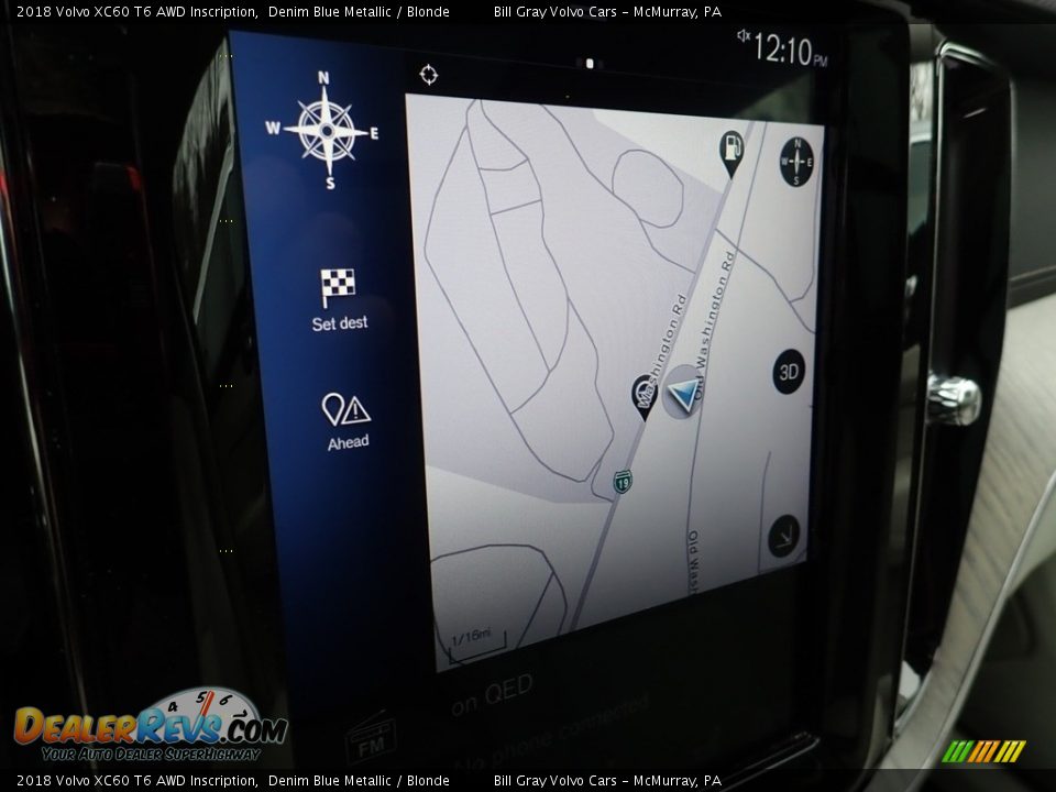2018 Volvo XC60 T6 AWD Inscription Denim Blue Metallic / Blonde Photo #21
