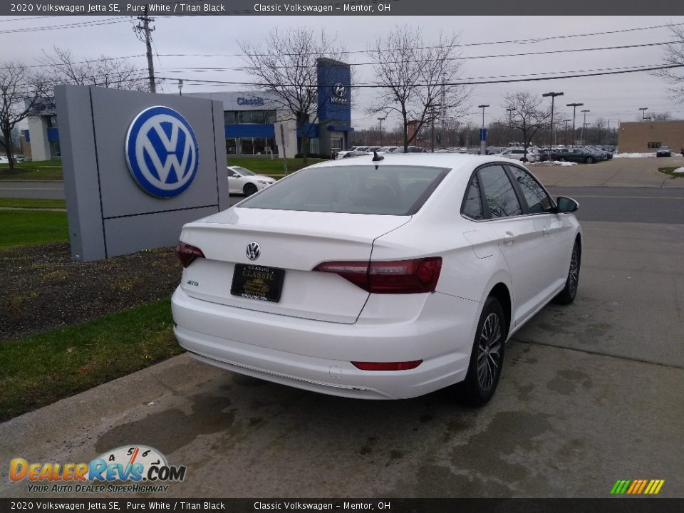 2020 Volkswagen Jetta SE Pure White / Titan Black Photo #2