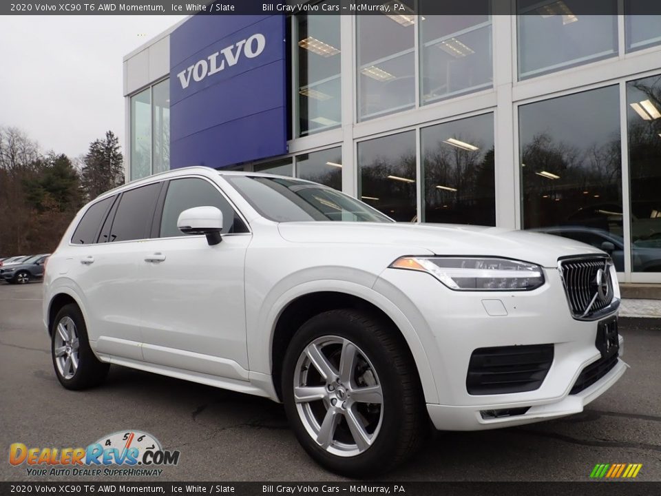 Front 3/4 View of 2020 Volvo XC90 T6 AWD Momentum Photo #1
