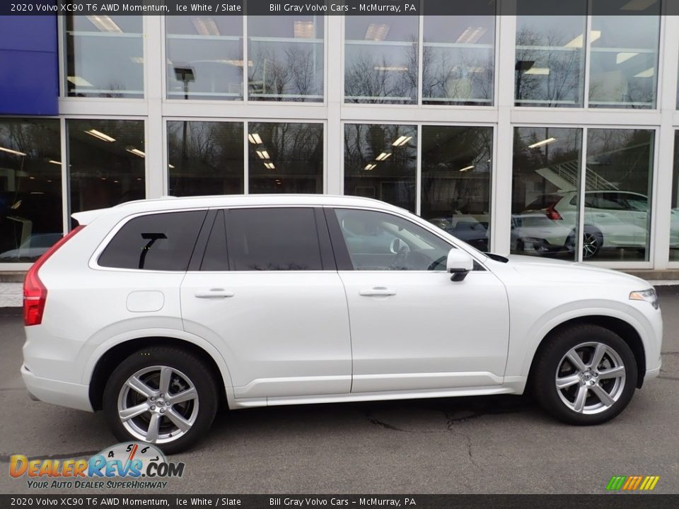 Ice White 2020 Volvo XC90 T6 AWD Momentum Photo #2