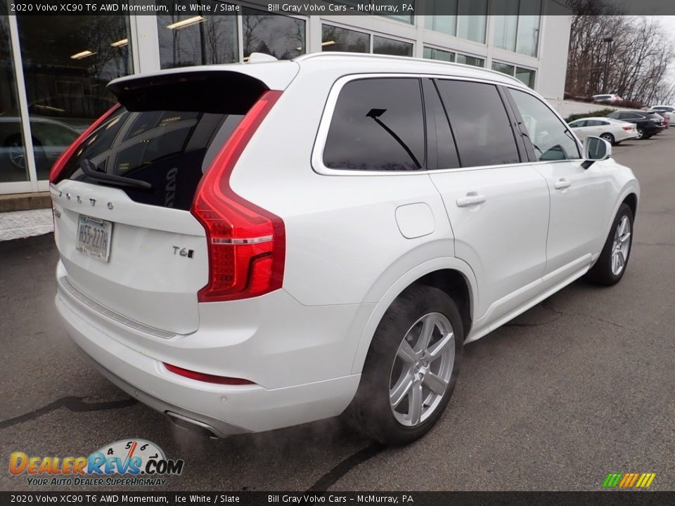 2020 Volvo XC90 T6 AWD Momentum Ice White / Slate Photo #3