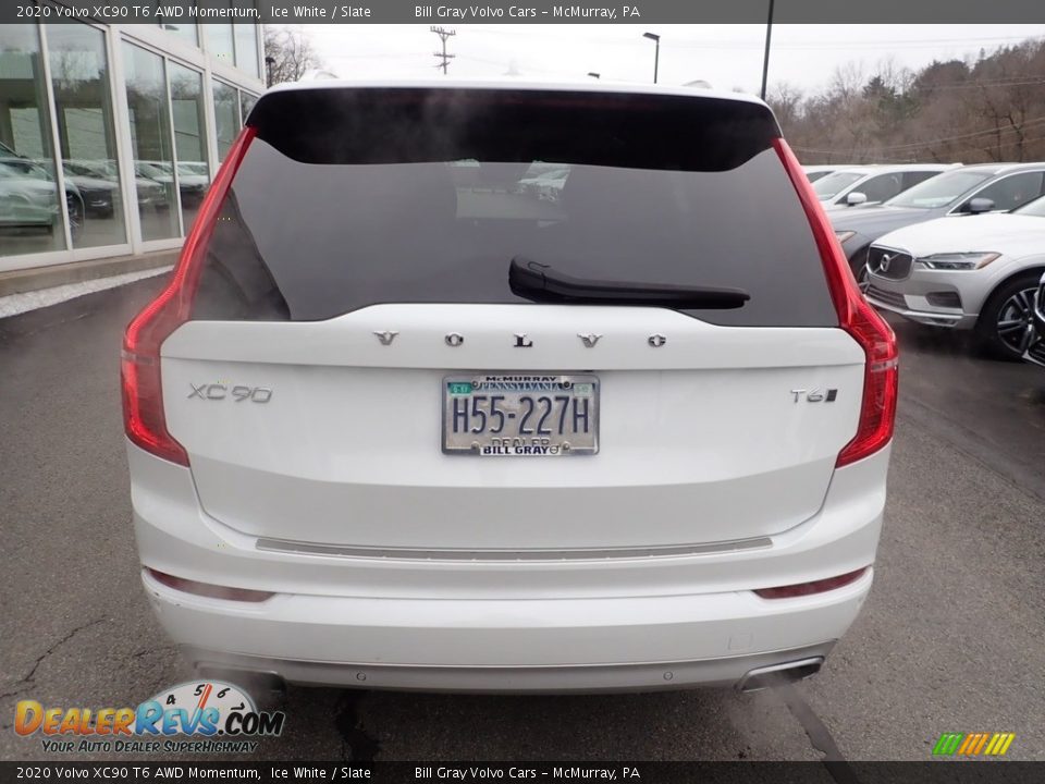 2020 Volvo XC90 T6 AWD Momentum Ice White / Slate Photo #4