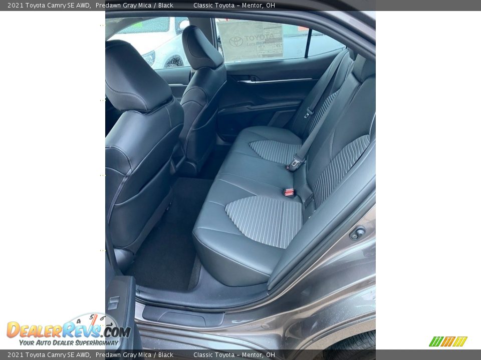 Rear Seat of 2021 Toyota Camry SE AWD Photo #3