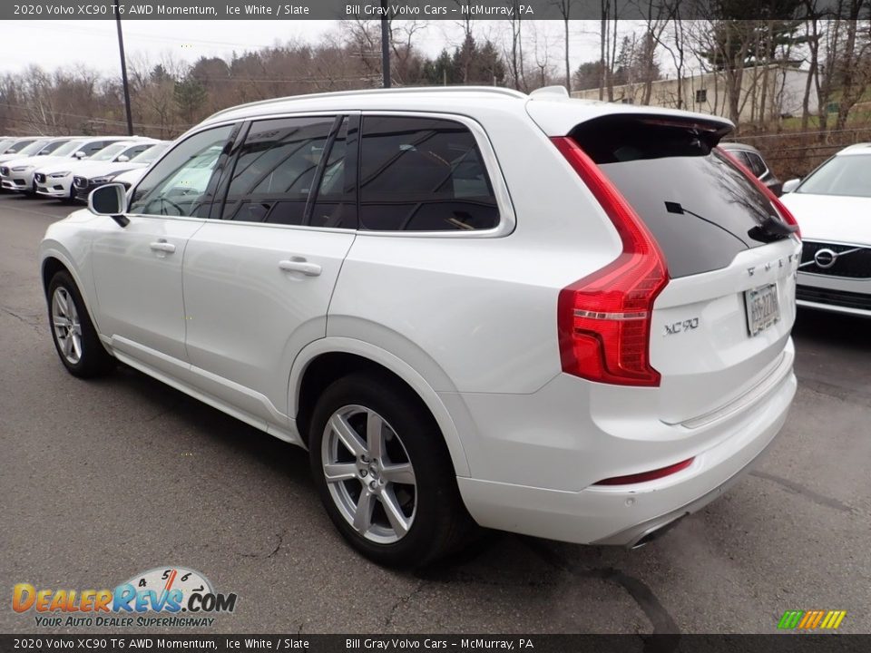 2020 Volvo XC90 T6 AWD Momentum Ice White / Slate Photo #6