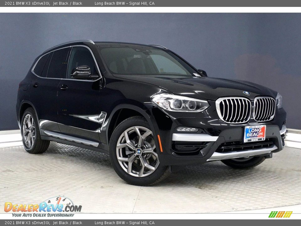 2021 BMW X3 sDrive30i Jet Black / Black Photo #19