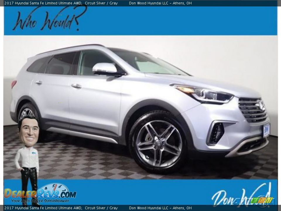 2017 Hyundai Santa Fe Limited Ultimate AWD Circuit Silver / Gray Photo #1